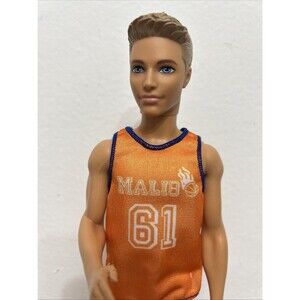 Barbie Ken Fashionistas Doll,  2016, Blonde Hair,‎ Blue Eyes, Basketball Outfit